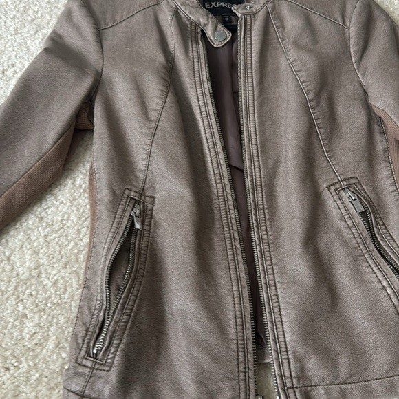 Express Faux Leather Moto Jacket - Picture 2 of 4